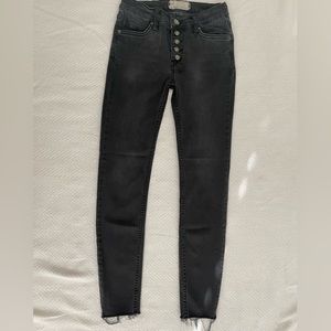 Free People Black Skinny Jeans